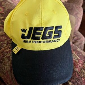JEGS Yellow Cap with Black Logo